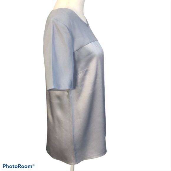 Jason Wu Soft Blue Rayon/Silk Top 4 - Picture 4 of 8